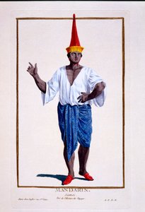Un mandarín siamés, o notable, de 